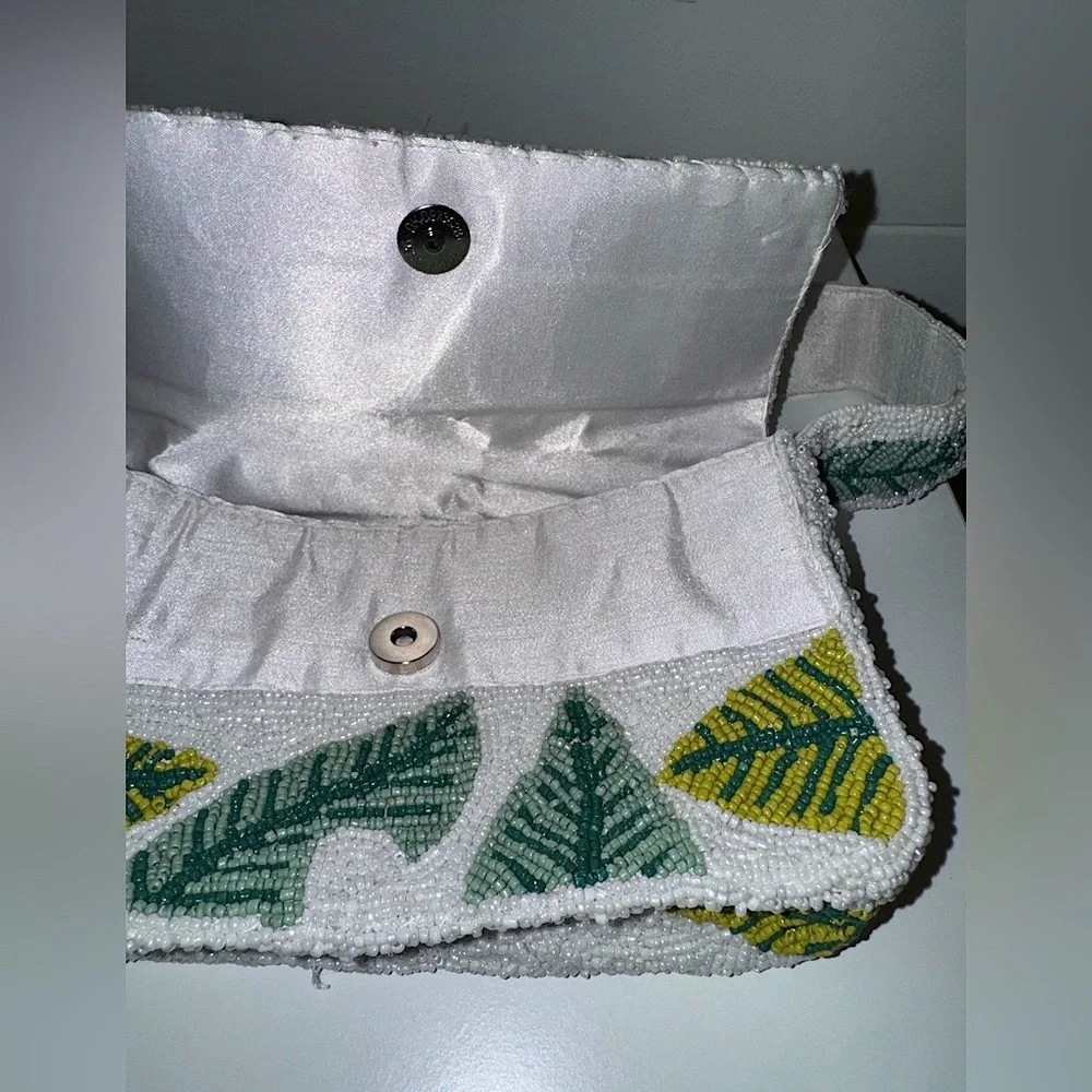 LULU Leaves Beaded Bag
